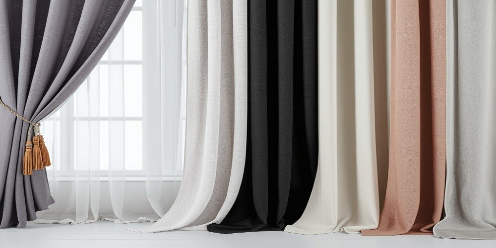 أنواع قماش الستائر