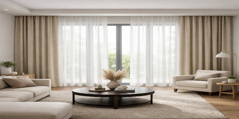 اشكال ستائر للصاله