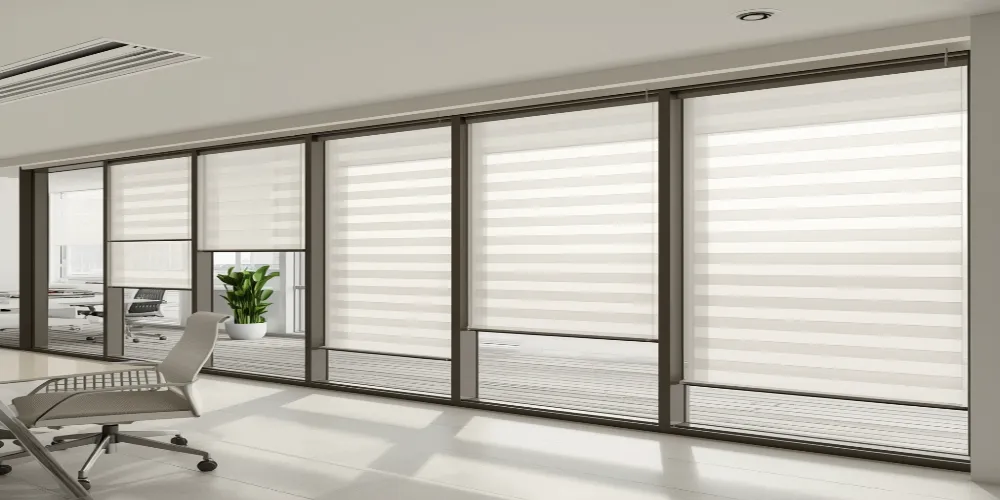 انواع ستائر المكاتب